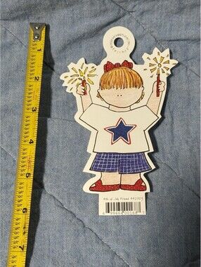 🎅🏻 Scrapbook Die Cut Friends My Minds Eye 4th Of July Friend 442703  1999 Rare